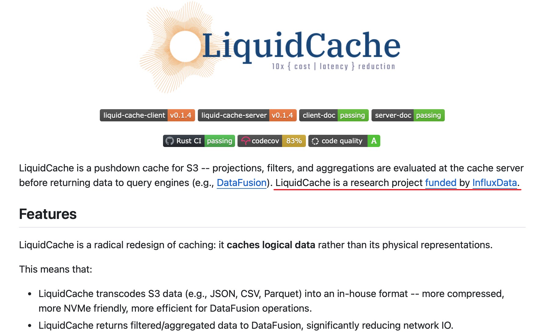 LiquidCache repo